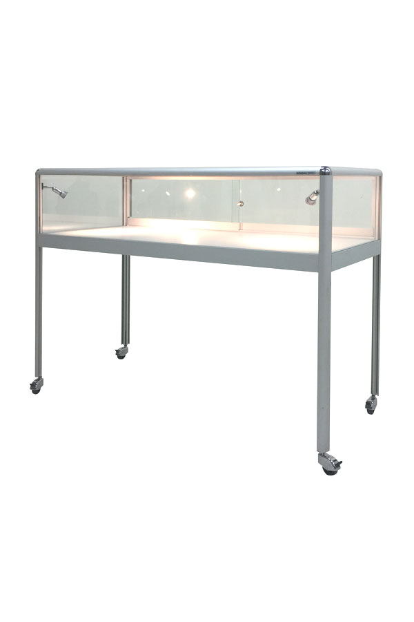 Huur van tafel-vitrine PR-119/T 123x56x97cm