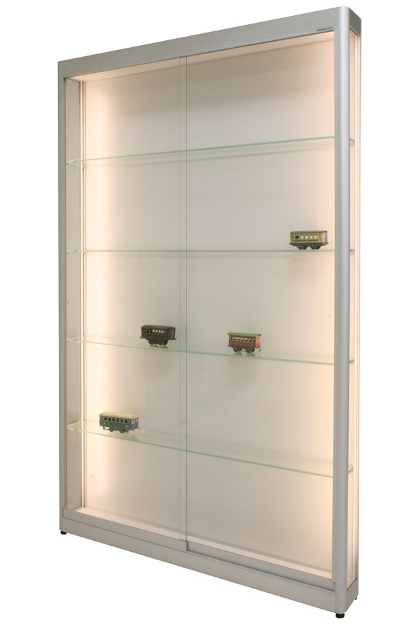 LED-vitrine PR-16/AL 123x17x198cm